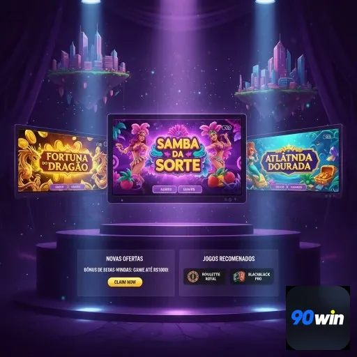 Ilustração de Acesse rapidamente o 90win e descubra bônus atraentes